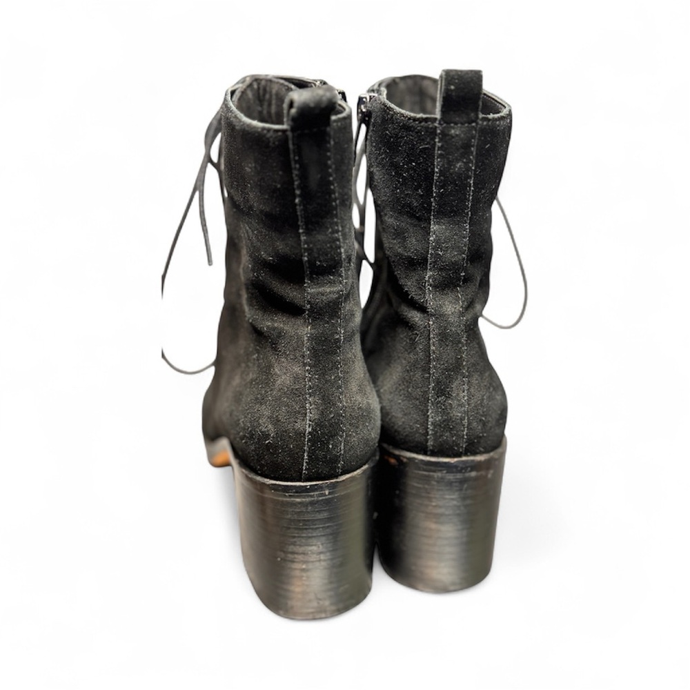 Vince Camuto Black Suede Boots Size 8.5 M / 39 - Picture 6 of 14